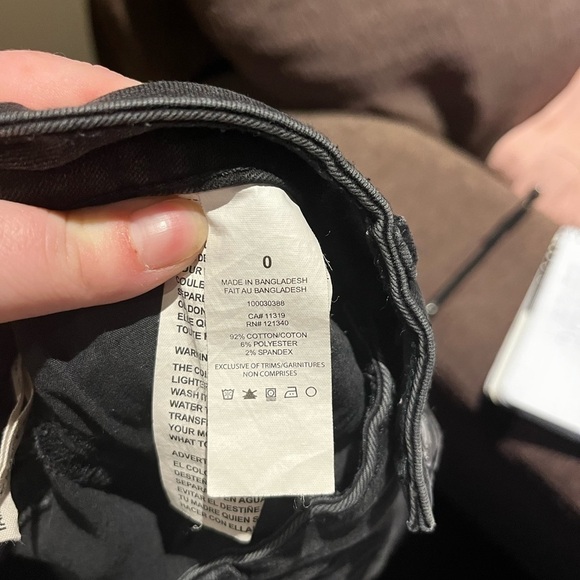 7/$65 Garage black denim - Picture 4 of 8